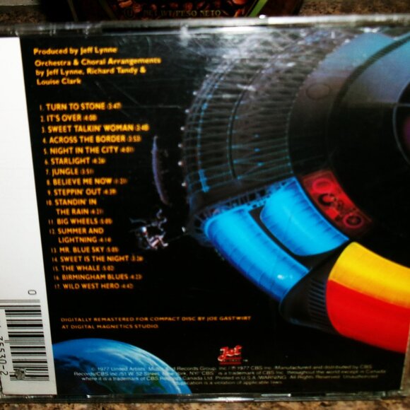 elo out of the blue remastered 1988 cd - move jeff lynne classical rock jungle - Picture 2 of 3